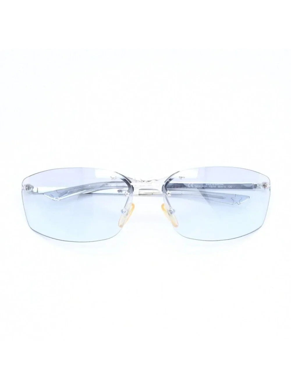 Dior Pop Rimless Sunglasses Gray Silver Eyewear